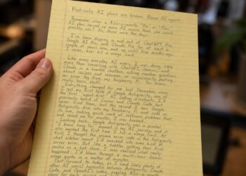 ChatGPT’s new image model turned my article into handwriting